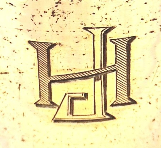 Image 1 of Reisepipette im Art-Deco-Stil 1920 Silberfarbenes Metall