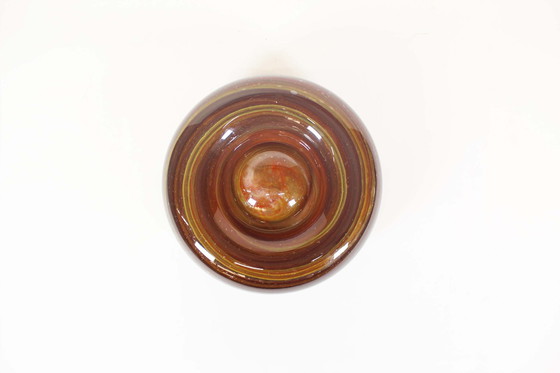 Image 1 of 1X Swirl Glas 'Donut' Wandleuchte von Doria Leuchten