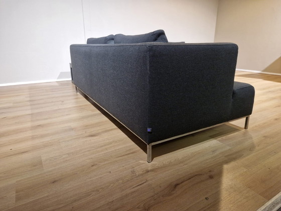 Image 1 of Sur En Plus Ecksofa Anthrazit Stoff Tisch Schwarz Design