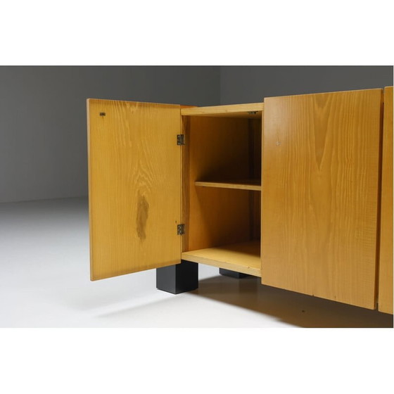 Image 1 of Anrichte aus schwarz lackiertem Holz von Renato Toso und Robertà Pamio, Italien 1920