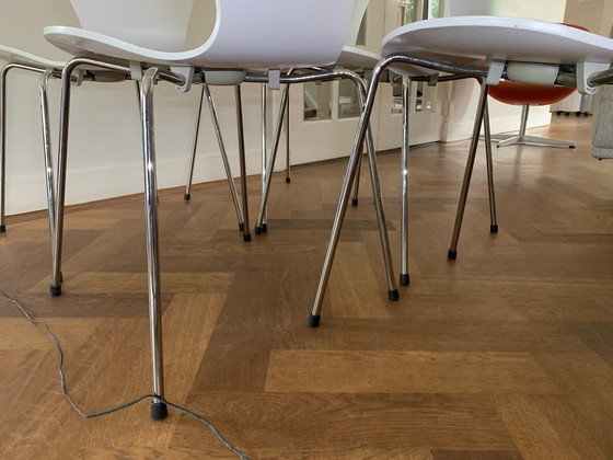 Image 1 of 5 Butterfly Stühle weiß Fritz Hansen