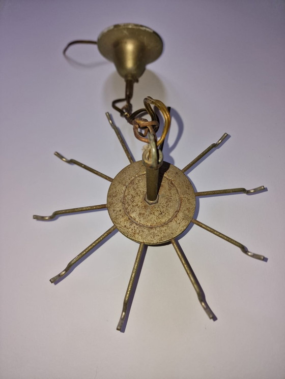 Image 1 of Fontana Arte Kunstglas-Kronleuchter-Hängelampe