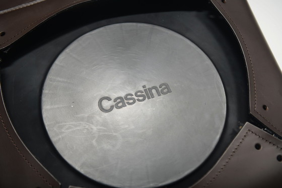 Image 1 of Wunderschönes Cab 412 & 413 Set in Tabakleder von Mario Bellini - Cassina Italien