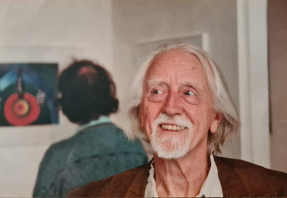 Image 1 of Herman van Valen – Radierung „Cosmic Ship“ 1972