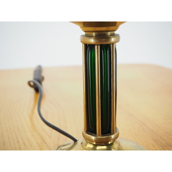 Image 1 of Vintage Art Deco Tischlampe aus Messing