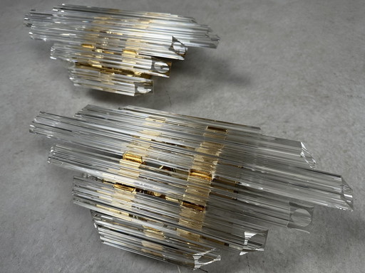 2x Vintage italienische Wandlampe