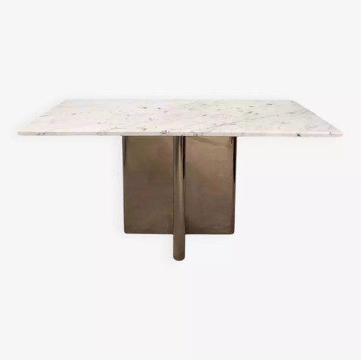 Konsole Marmor Und Metall, 1970