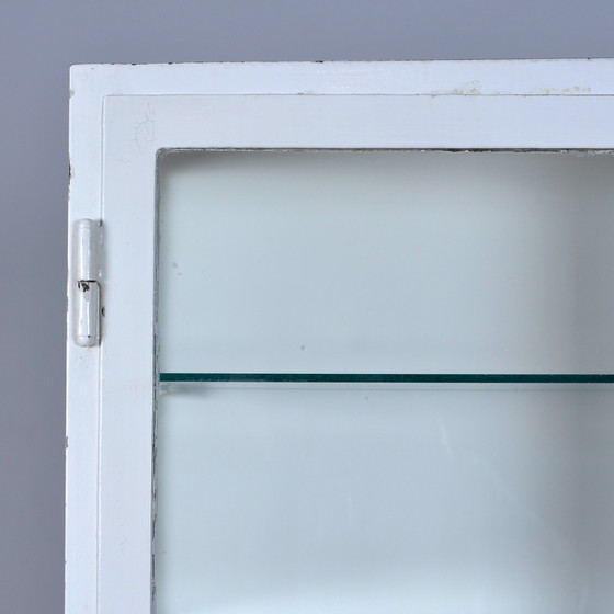 Image 1 of Medizinische Vitrine aus Eisen und Glas , 1930er Jahre
