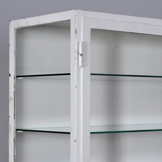 Image 1 of Medizinische Vitrine aus Eisen und Glas , 1930er Jahre