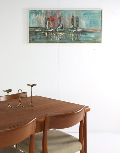 Bandi Gemälde 70er Jahre Vintage