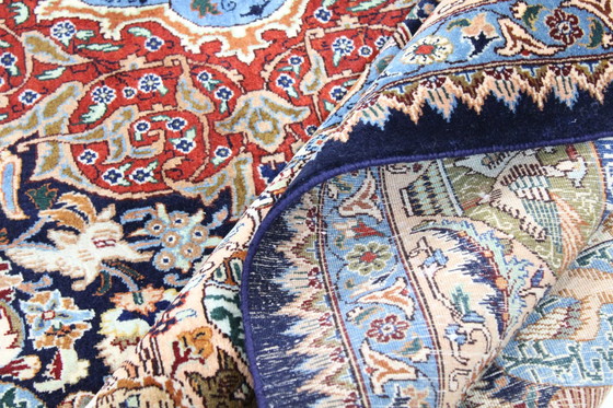 Image 1 of Original Handgeknüpfter Perserteppich Kashmar Fein Paradise Design 411 X 307 Cm Top Zustand