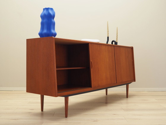 Image 1 of Anrichte aus Teakholz, Dänisches Design, 1970er Jahre, Produktion: Dänemark