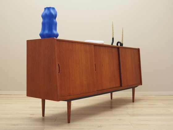 Image 1 of Anrichte aus Teakholz, Dänisches Design, 1970er Jahre, Produktion: Dänemark