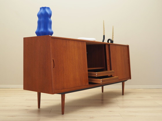 Image 1 of Anrichte aus Teakholz, Dänisches Design, 1970er Jahre, Produktion: Dänemark