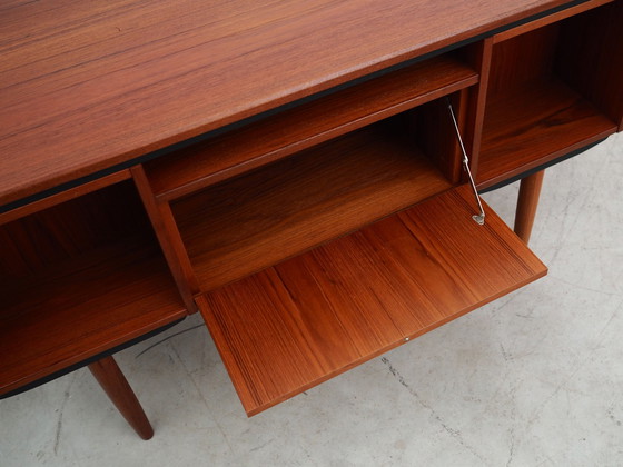 Image 1 of Teakholz-Schreibtisch, Dänisches Design, 1960er Jahre, Designer: J. Svenstrup