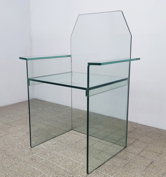 Image 1 of Vintage Sessel aus Glas