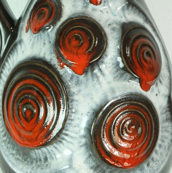 Image 1 of 1960er Jahre Vase Krug Kreismuster Bay Keramik WGP Modell 83 30