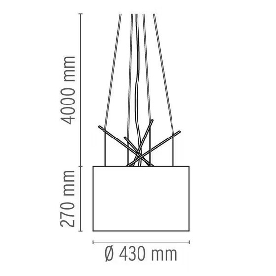 Image 1 of Design-Hängeleuchte Flos Ray S Schwarz