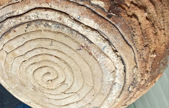 Image 1 of handgefertigte Wabi-Sabi-Schale/Topf aus Keramik