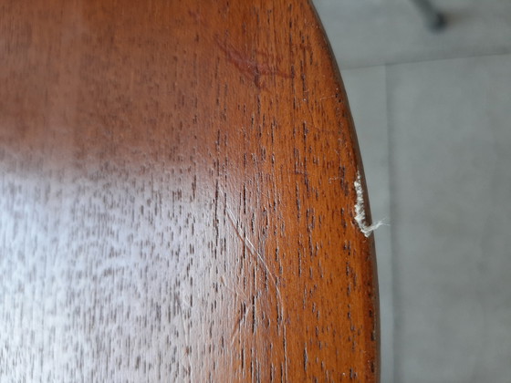 Image 1 of 6x Teakholz Arne Jacobsen Becher / Mückenstölen Fritz Hansen 1967