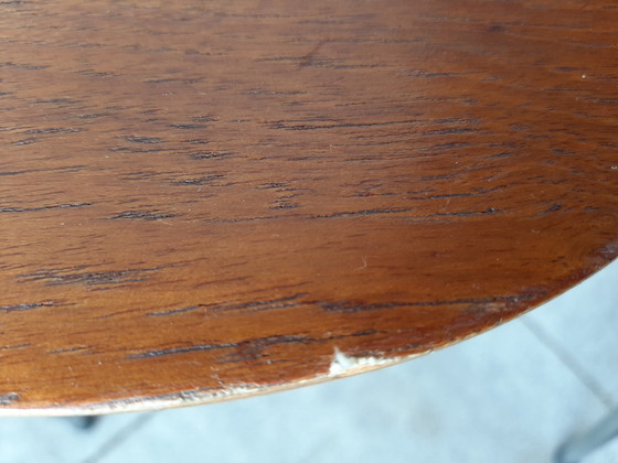 Image 1 of 6x Teakholz Arne Jacobsen Becher / Mückenstölen Fritz Hansen 1967