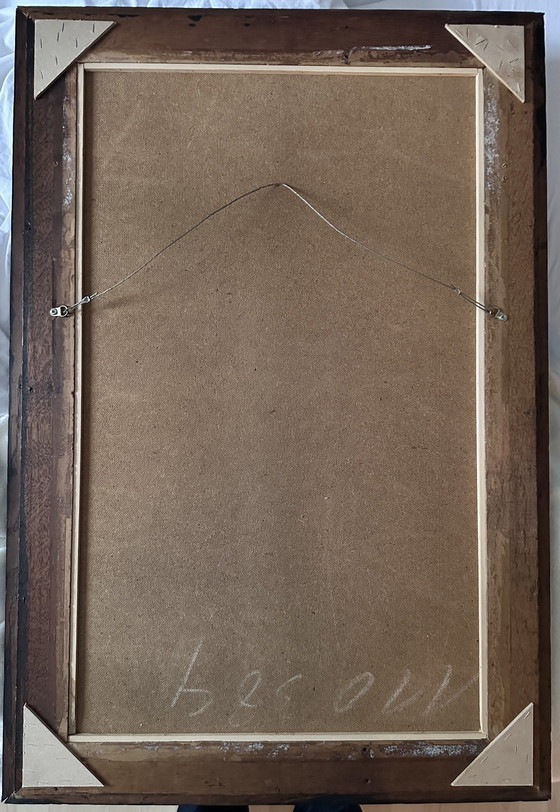 Image 1 of Salvador Dali, Lithographie 1969, Erzengel im Kampf mit dem Dämon
