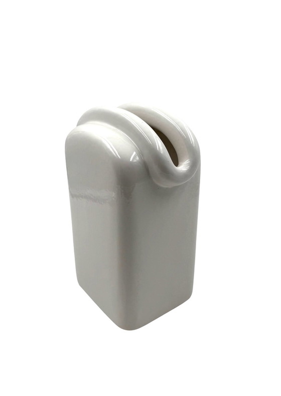 Image 1 of Sergio Asti, Moderne Keramikvase, Gabbianelli Italien Ca. 1970