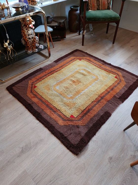 Image 1 of Vintage Shaggy Rug Teppich