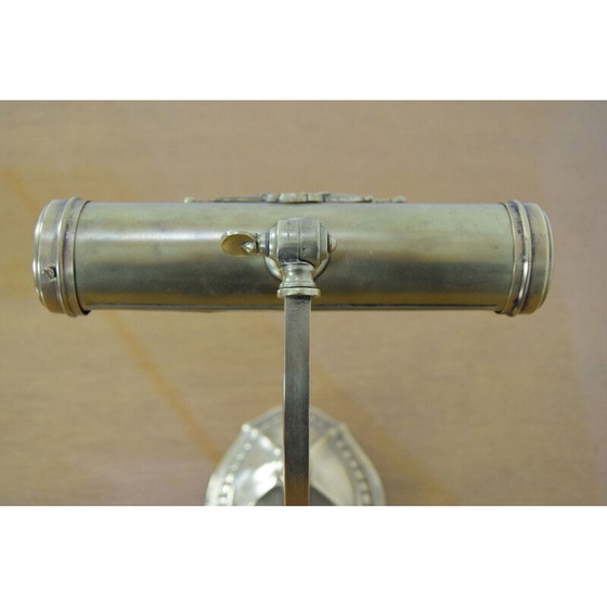 Image 1 of Verstellbare Messing-Tischlampe im Art-Deco-Stil, Tschechoslowakei 1930