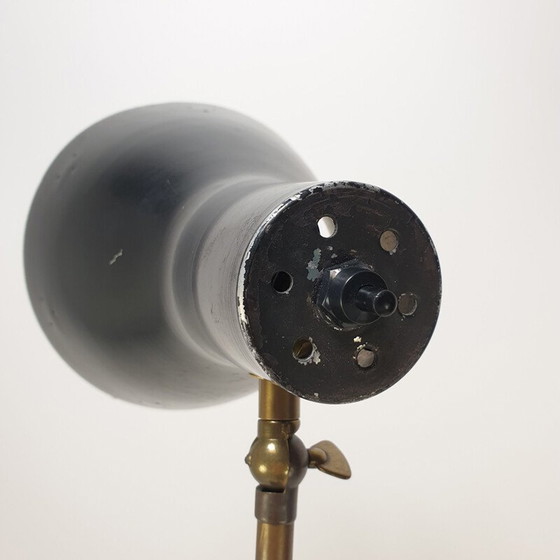 Image 1 of Vintage Beistelltisch mit 3 verstellbaren Lichtschalen, Italien 1960