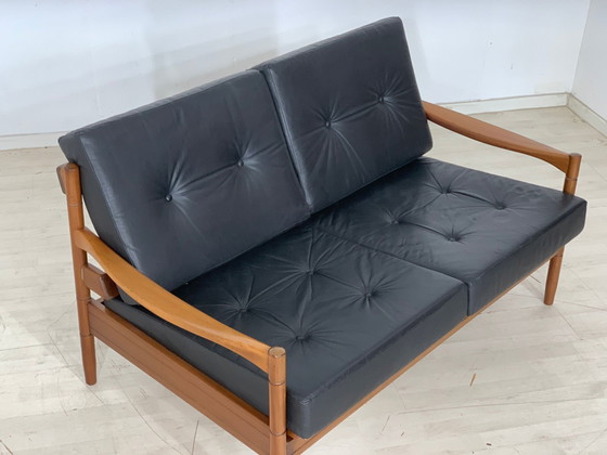 Image 1 of Danish teak sofa couch daybed vintage
