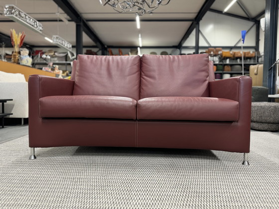 Image 1 of Leolux Paian 2-Sitzer Sofa Senso Granata Leder