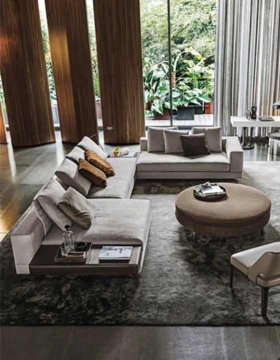 Image 1 of Minotti "White" modulares Sitzsystem in Stoff Kat. G 440x290cm