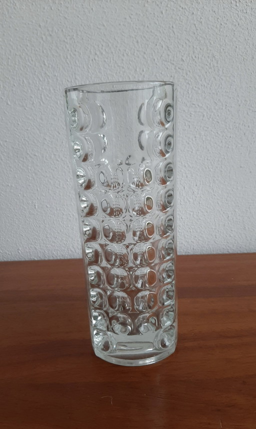 Vintage Vase Sklo Entworfen von Rudolf Jurnikl 1963