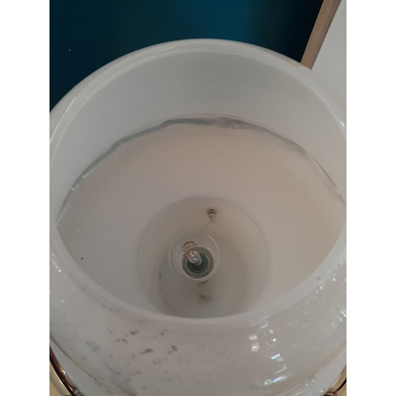 Image 1 of Vintage-Lampe aus Murano Paillons d'argent 1970