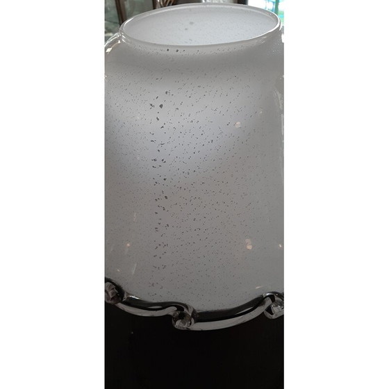 Image 1 of Vintage-Lampe aus Murano Paillons d'argent 1970