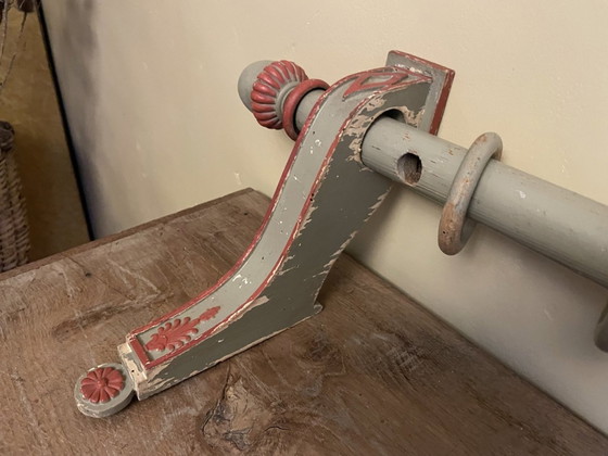 Image 1 of 19E Jahrhundert Vorhangstange Französisch