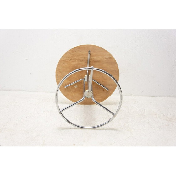 Image 1 of Vintage Bauhaus Chrom Couchtisch, Tschechoslowakei 1930er Jahre