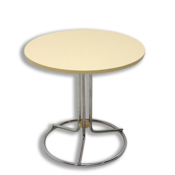 Image 1 of Vintage Bauhaus Chrom Couchtisch, Tschechoslowakei 1930er Jahre