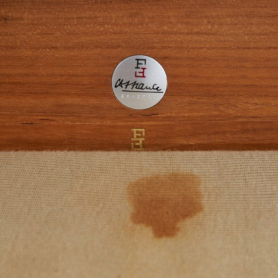 Image 1 of Wohnzimmergarnitur "Senator" aus Leder von Ole Wanscher für France et Fils, 1960