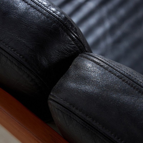 Image 1 of Wohnzimmergarnitur "Senator" aus Leder von Ole Wanscher für France et Fils, 1960