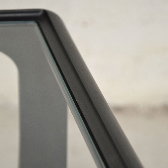 Image 1 of Vintage Couchtisch aus schwarz lackiertem Polyurethan von Peter Ghyczy für Horn Collection, Deutschland 1975