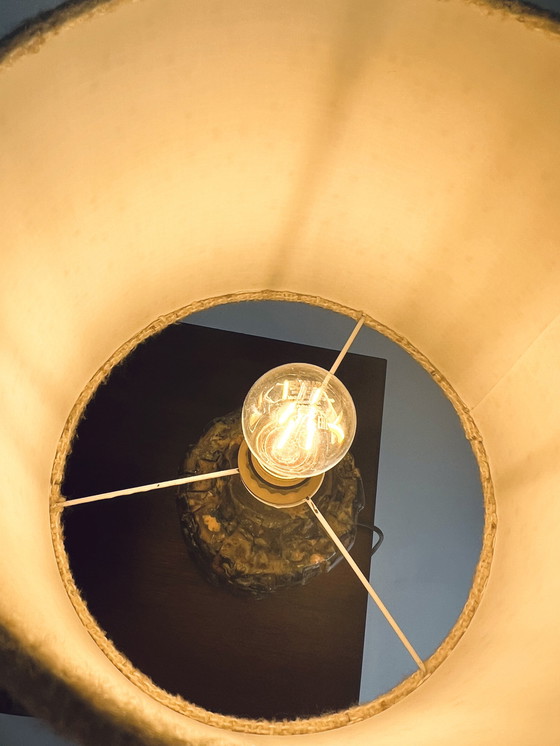 Image 1 of Keramische Brutalist Tischlampe