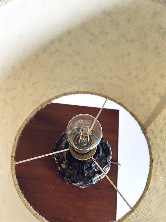 Image 1 of Keramische Brutalist Tischlampe