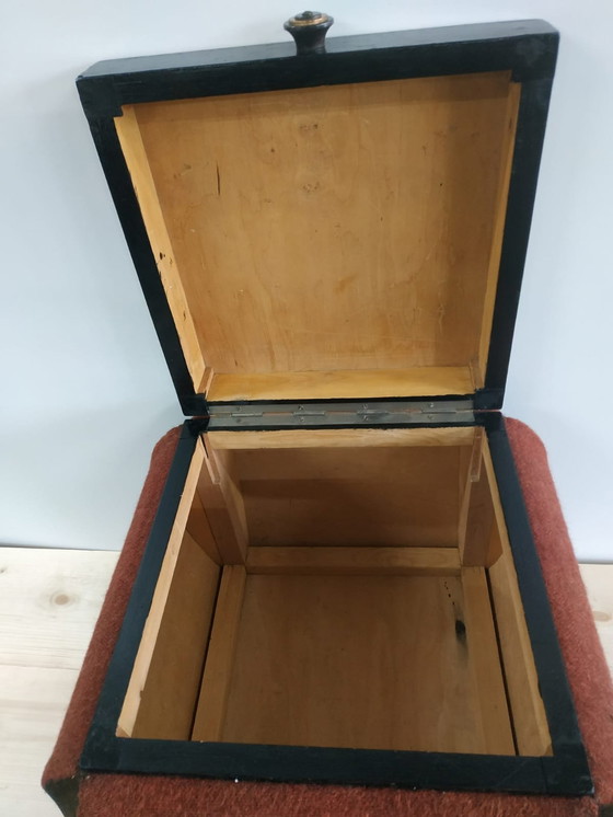 Image 1 of Vintage Art Deco (Style) Sewing Storage Möbel Beistelltisch
