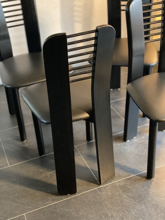 Image 1 of 4x Brutalist Modern Stühle