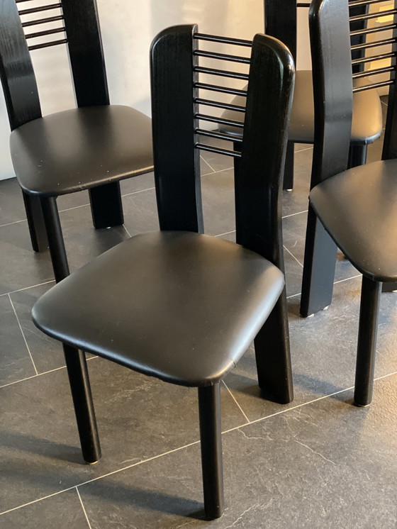 Image 1 of 4x Brutalist Modern Stühle