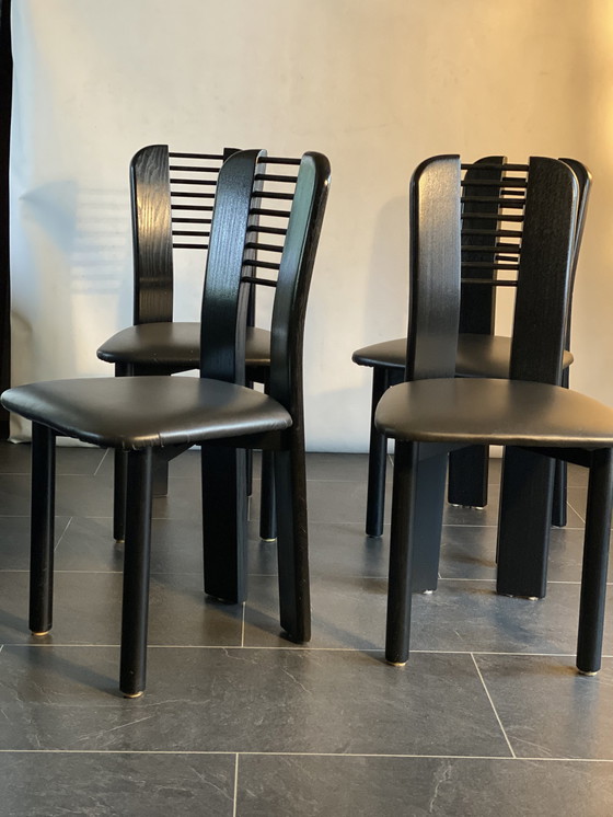 Image 1 of 4x Brutalist Modern Stühle