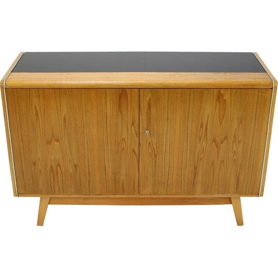 Image 1 of Vintage Anrichte aus Holzfurnier und Aluminium von Hubert Nepožitek und Bohumil Landsman für Jitona, 1960