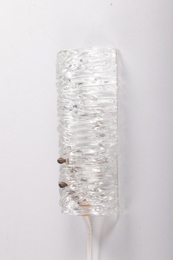 Image 1 of Carl Fagerlund Wandleuchte Modell 8493 hergestellt von Orrefors,1960 Schweden
